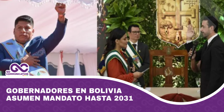 Gobernadores en Bolivia asumen mandato hasta 2031