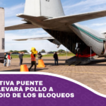 Gobierno activa puente aéreo que llevará pollo a La Paz en medio de los bloqueos