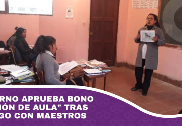 Gobierno aprueba bono Gestión de Aula tras diálogo con maestros