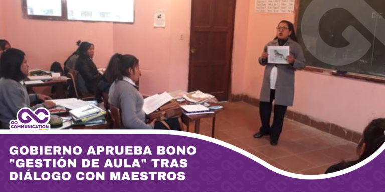 Gobierno aprueba bono Gestión de Aula tras diálogo con maestros
