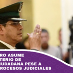 Gral. Montero asume el viceministerio de Seguridad Ciudadana pese a enfrentar procesos judiciales