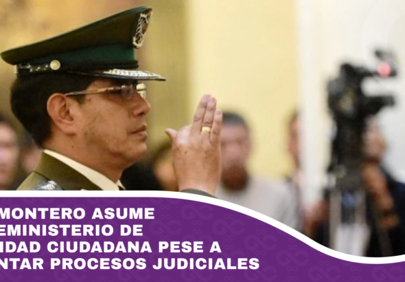 Gral. Montero asume el viceministerio de Seguridad Ciudadana pese a enfrentar procesos judiciales