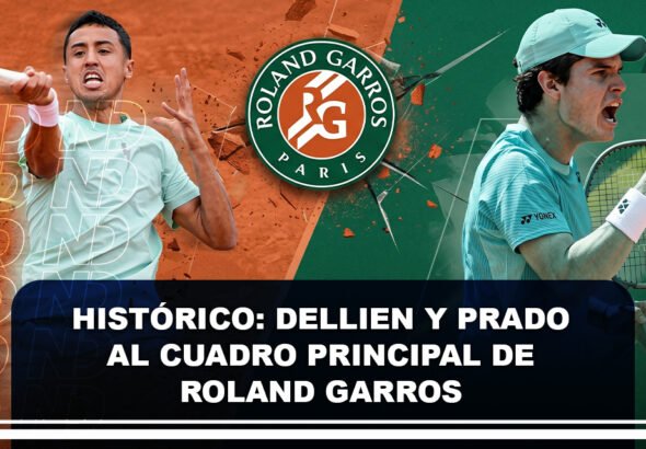 Histórico Dellien y Prado al cuadro principal de Roland Garros