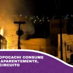 Incendio en Sopocachi consume una vivienda, aparentemente, por un cortocircuito