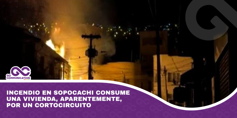 Incendio en Sopocachi consume una vivienda, aparentemente, por un cortocircuito
