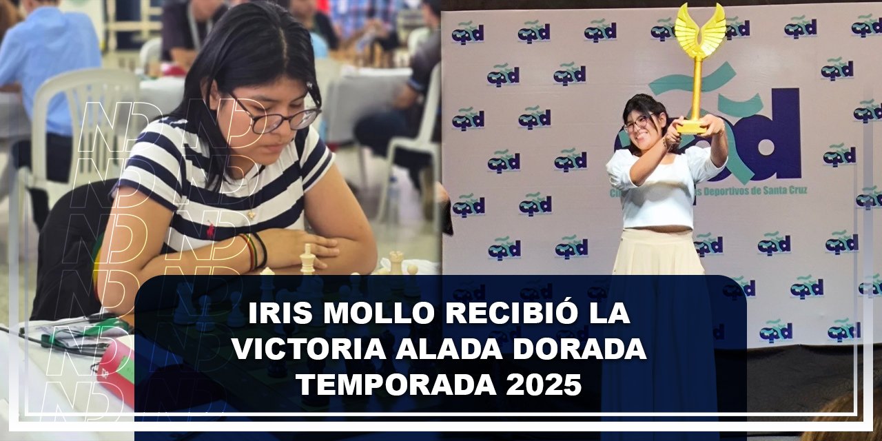 Iris Mollo recibió la Victoria Alada Dorada Temporada 2025