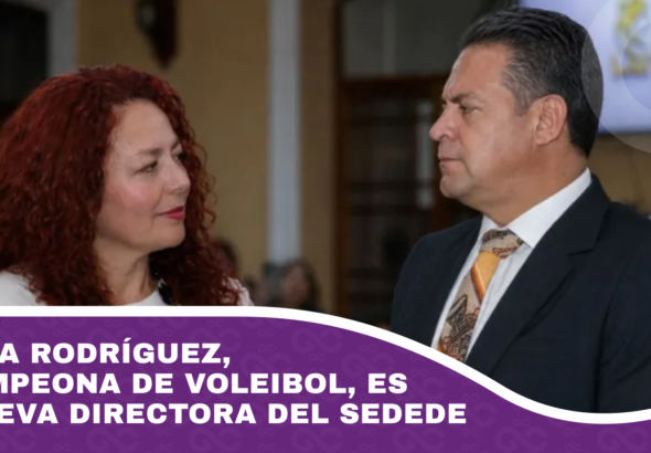 Jimena Rodríguez, excampeona de voleibol, es la nueva directora del Sedede