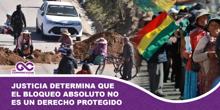 Justicia determina que el bloqueo absoluto no es un derecho protegido