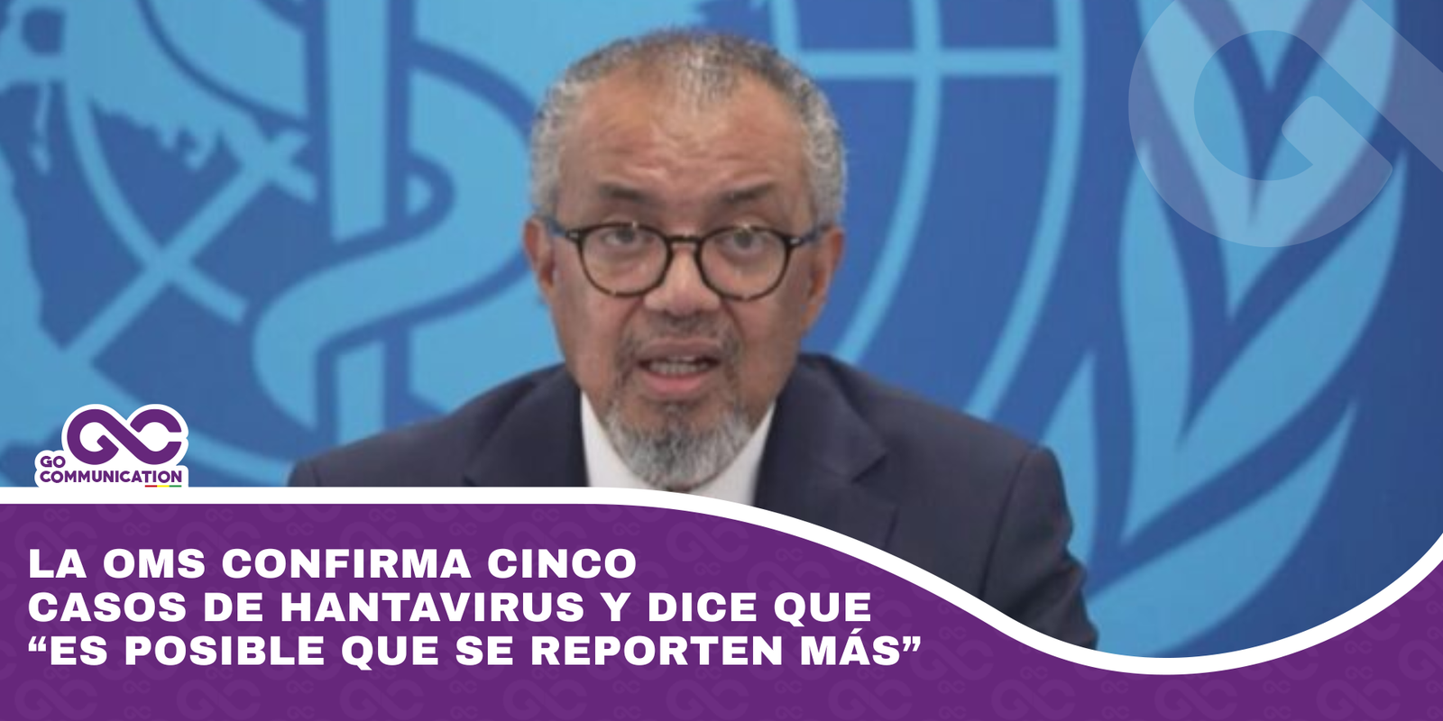 La OMS confirma cinco casos de hantavirus y dice que “es posible que se reporten más”