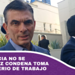 “La violencia no se acepta“ Paz condena toma del Ministerio de Trabajo