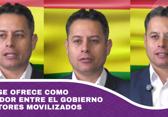 Lara se ofrece como mediador entre el Gobierno y sectores movilizados