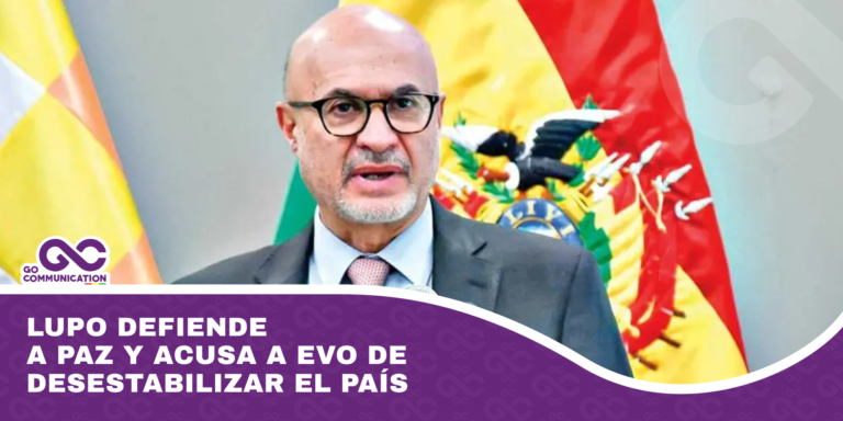 Lupo defiende a Paz y acusa a Evo de desestabilizar el país