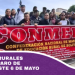 Maestros rurales anuncian paro de 24 horas este 6 de mayo