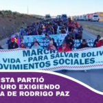 Marcha evista partió desde Panduro exigiendo la renuncia de Rodrigo Paz