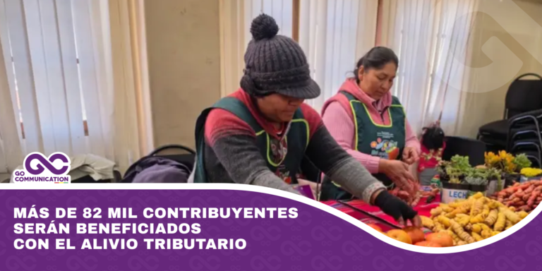 Más de 82 mil contribuyentes serán beneficiados con el Alivio Tributario
