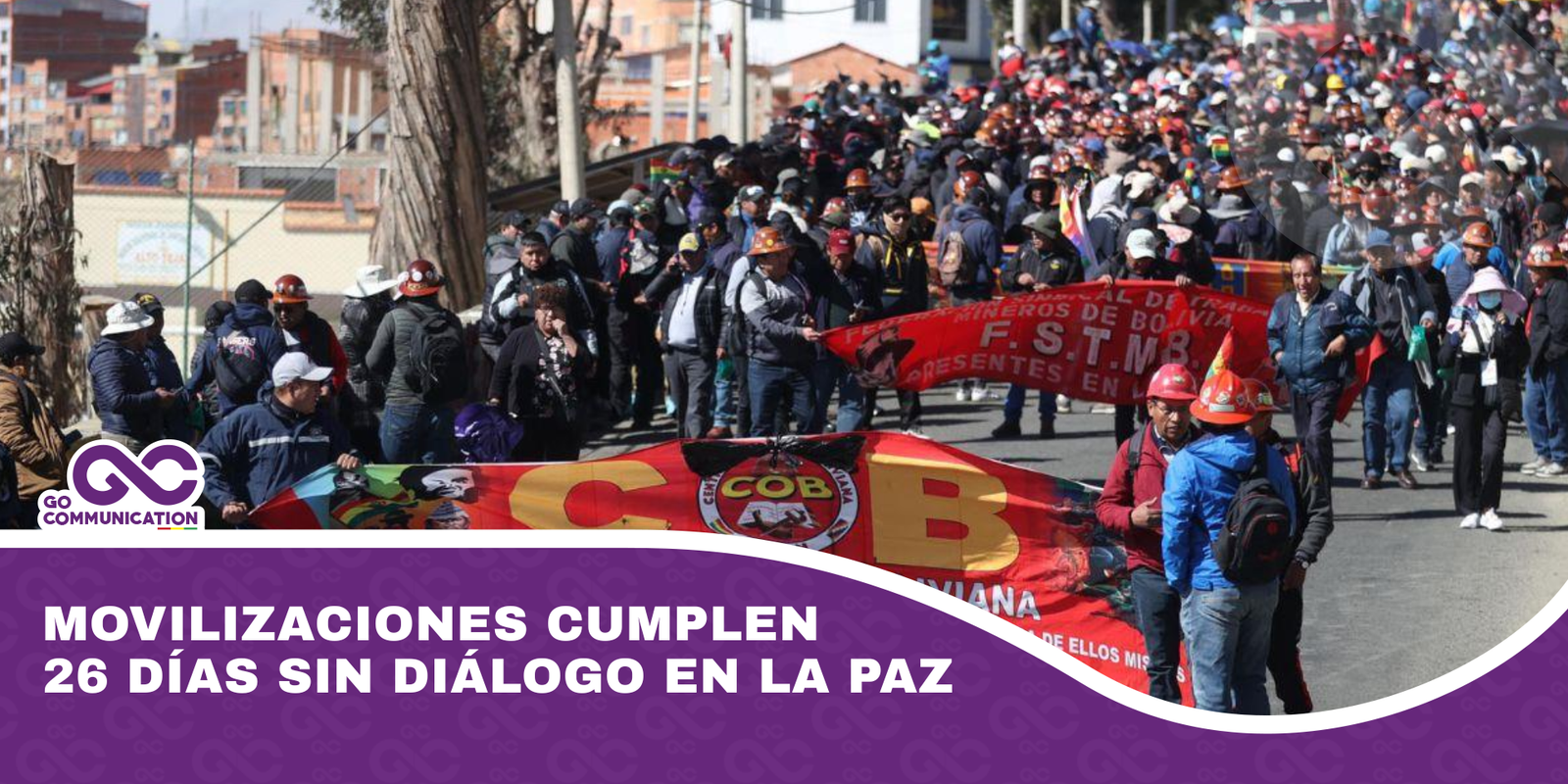 Movilizaciones cumplen 26 días sin diálogo en La Paz
