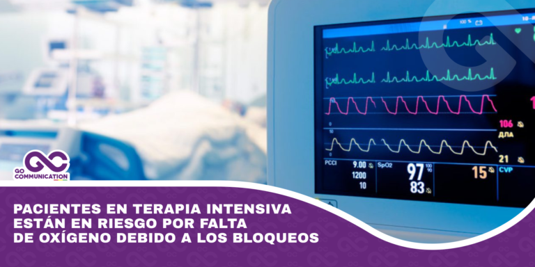 Pacientes en terapia intensiva están en riesgo por falta de oxígeno debido a los bloqueos