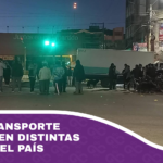 Paro de transporte se cumple en distintas regiones del país