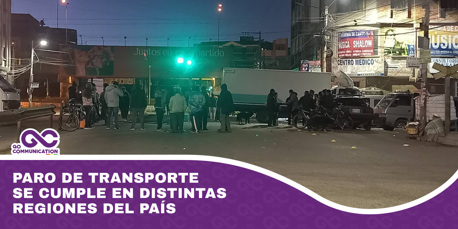 Paro de transporte se cumple en distintas regiones del país