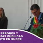 Paz admite errores y pide disculpas públicas durante acto en Sucre