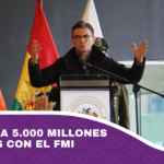 Paz negocia 5.000 millones de dólares con el FMI