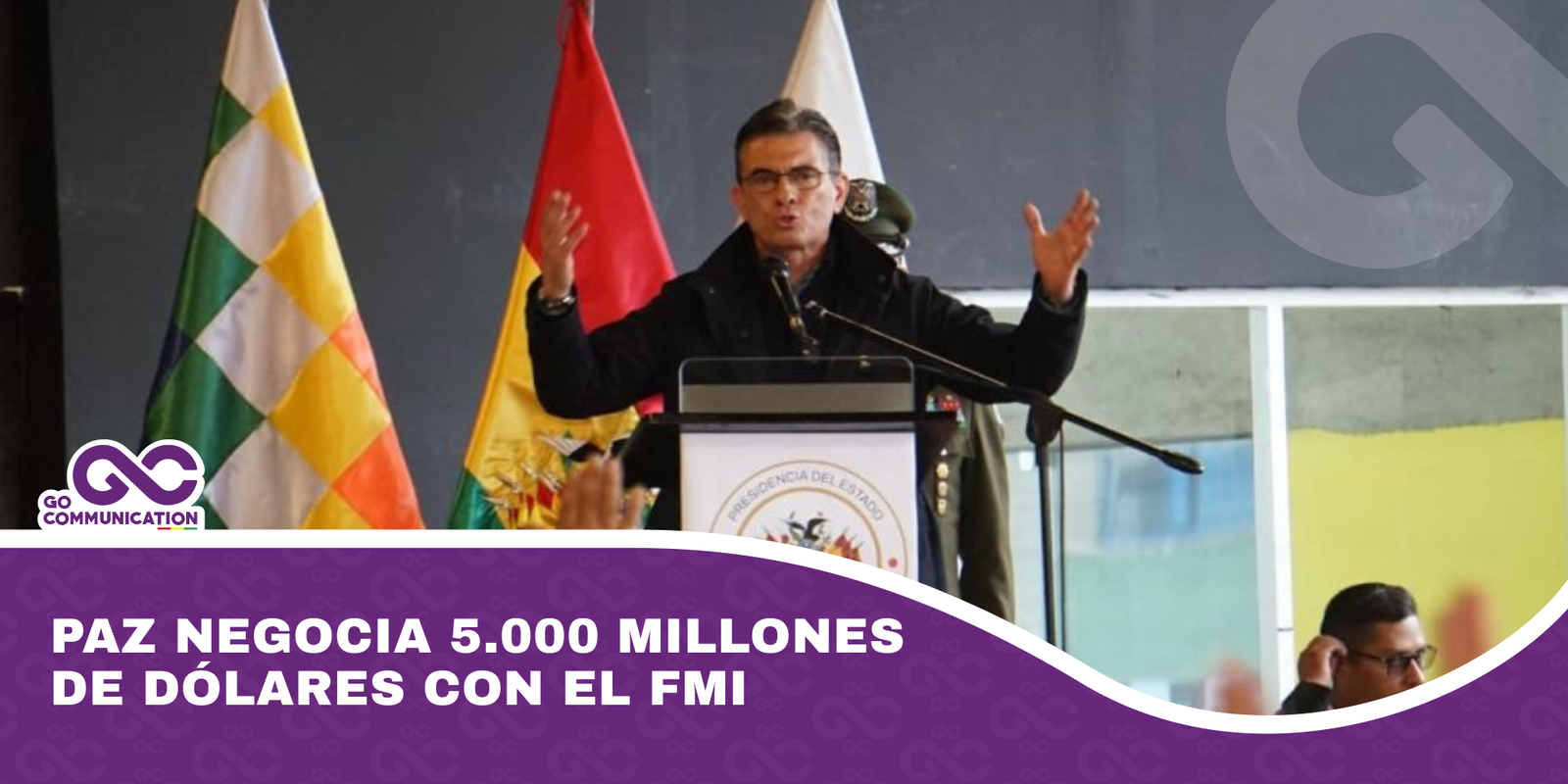 Paz negocia 5.000 millones de dólares con el FMI