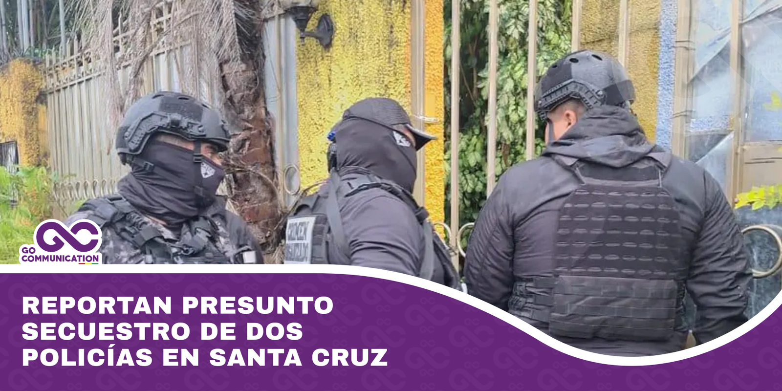 Reportan presunto secuestro de dos policías en Santa Cruz