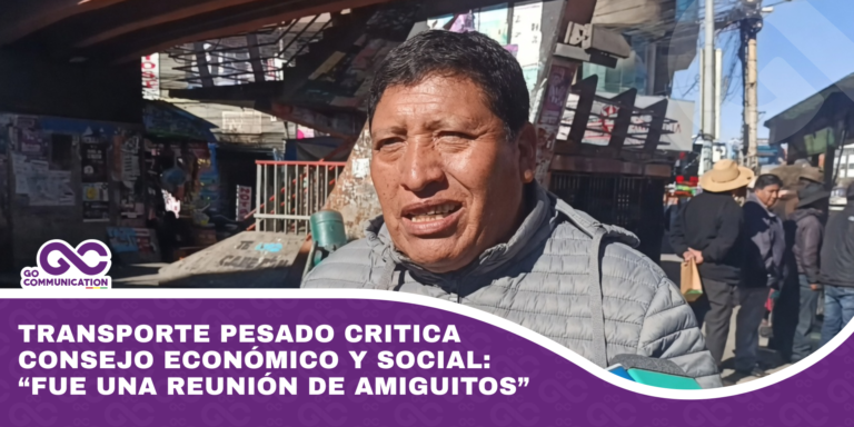 Transporte pesado critica Consejo Económico y Social “Fue una reunión de amiguitos”