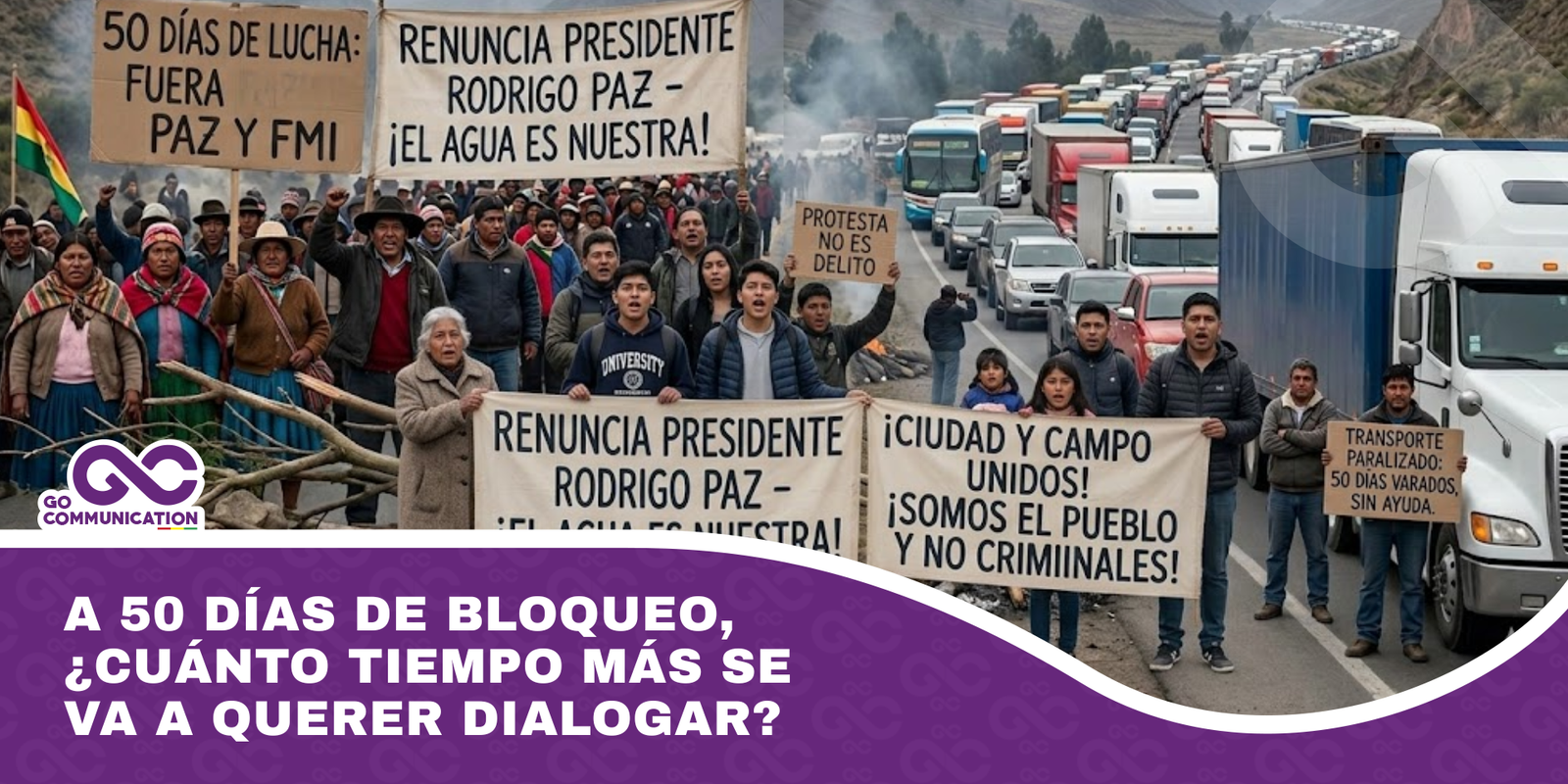 A 50 días de bloqueo, ¿cuánto tiempo más se va a querer dialogar