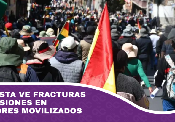 Analista ve fracturas y divisiones en sectores movilizados