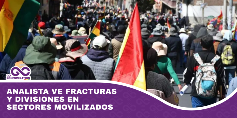 Analista ve fracturas y divisiones en sectores movilizados