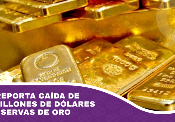 BCB reporta caída de 586 millones de dólares en reservas de oro