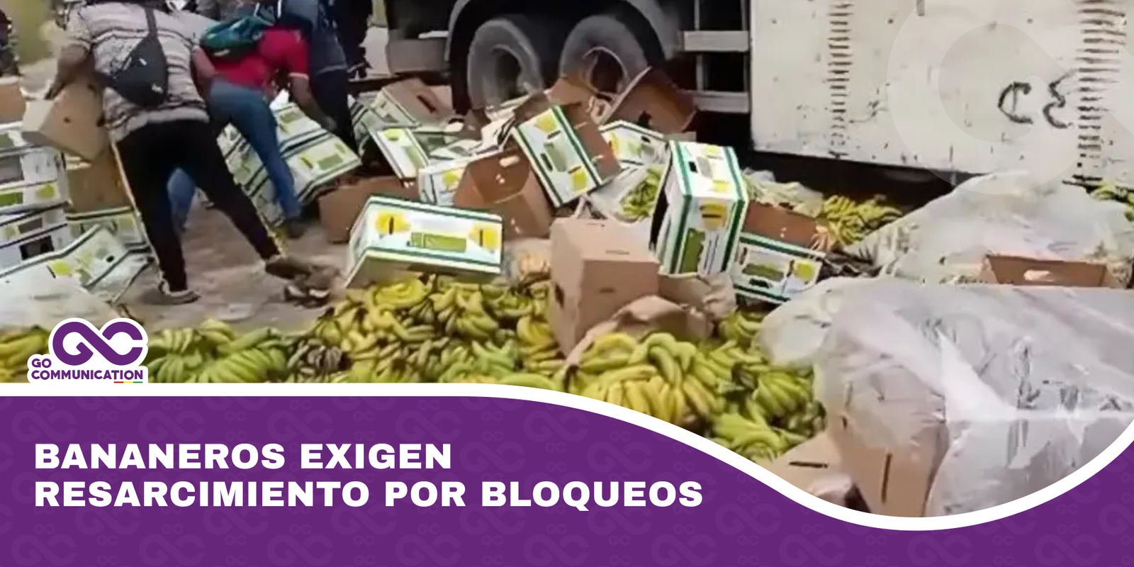 Bananeros exigen resarcimiento por bloqueos