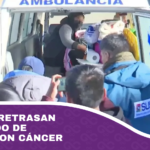 Bloqueos retrasan el traslado de una niña con cáncer