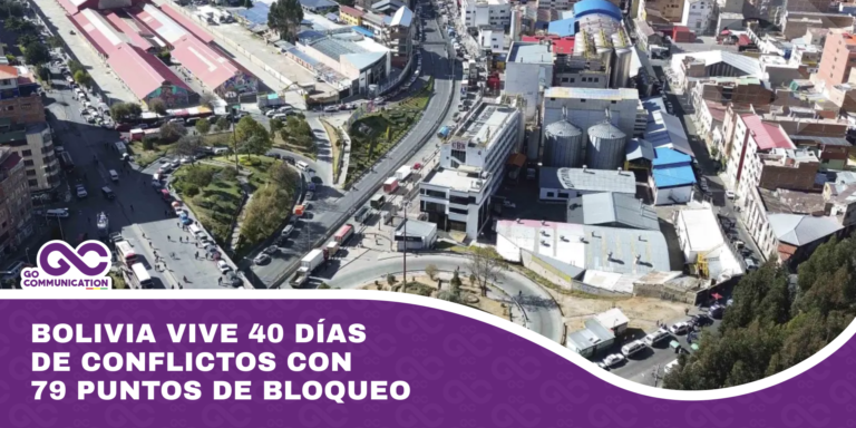 Bolivia vive 40 días de conflictos con 79 puntos de bloqueo