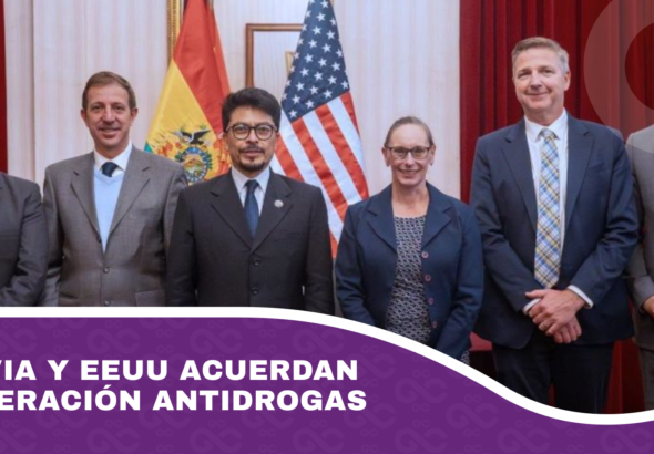 Bolivia y EEUU acuerdan cooperación antidrogas