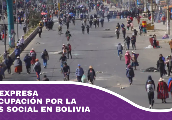 CIDH expresa preocupación por la crisis social en Bolivia