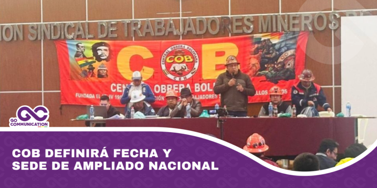 COB definirá fecha y sede de ampliado nacional