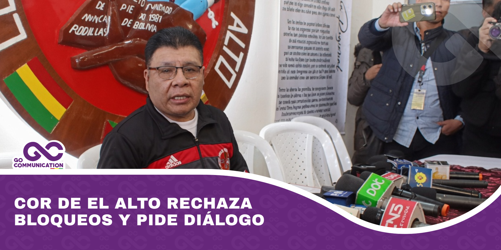 COR de El Alto rechaza bloqueos y pide diálogo