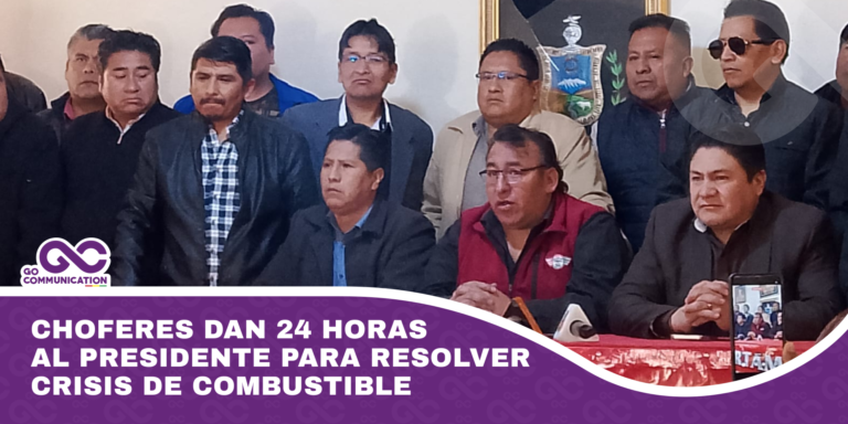 Choferes dan 24 horas al presidente para resolver crisis de combustible