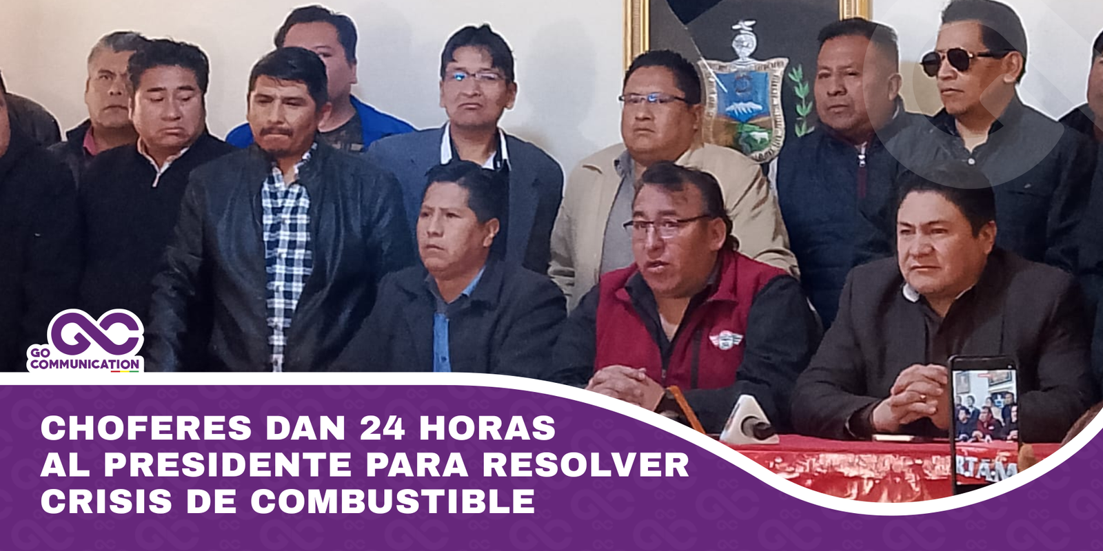 Choferes dan 24 horas al presidente para resolver crisis de combustible