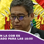 Diálogo con la COB es reprogramado para las 1600