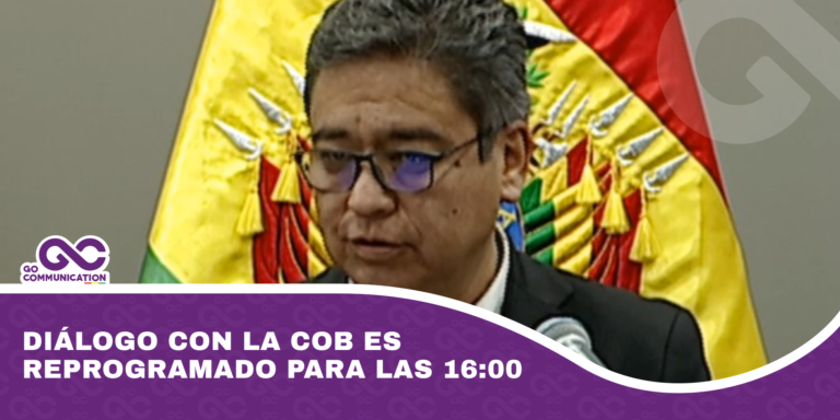Diálogo con la COB es reprogramado para las 1600