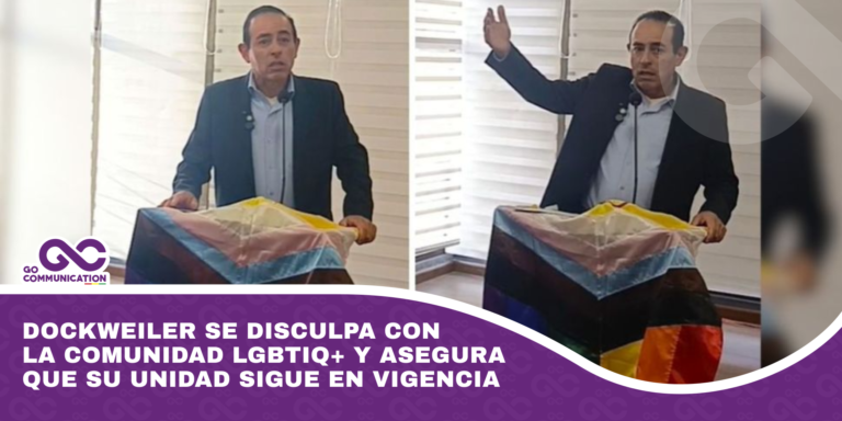 Dockweiler se disculpa con la comunidad LGBTIQ+ y asegura que su unidad sigue en vigencia