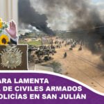 Edmand Lara lamenta presencia de civiles armados junto a Policías en San Julián