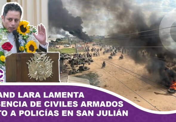 Edmand Lara lamenta presencia de civiles armados junto a Policías en San Julián