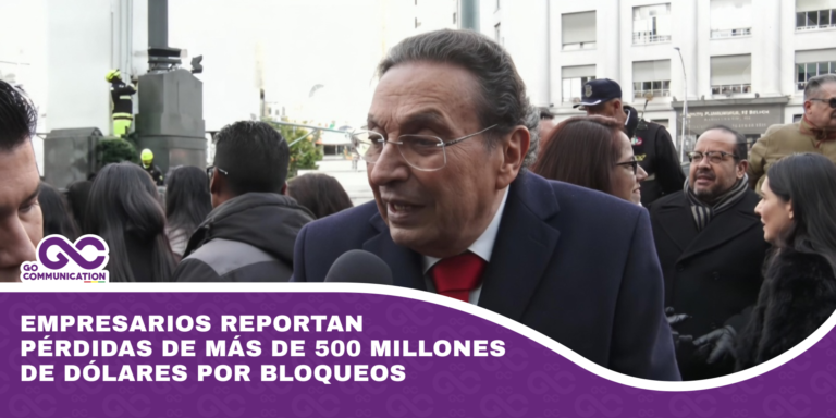 Empresarios reportan pérdidas de más de 500 millones de dólares por bloqueos