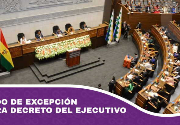 Estado de excepción espera decreto del Ejecutivo