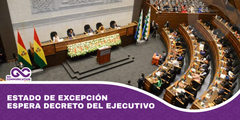 Estado de excepción espera decreto del Ejecutivo