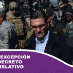 Estado de excepción requiere decreto y aval legislativo